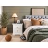 Toulouse White Painted 2 Drawer Large Assembled Bedside Table - 30% Off Discount Code 30OFF - 5 Toulouse White Painted 2 Drawer Large Assembled Bedside Table - 30% Off Discount Code 30OFF - 5