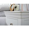 Toulouse White Painted 2 Drawer Large Assembled Bedside Table - £40 OFF FLASH SALE - 9