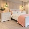 Toulouse Brilliant White Painted 2 Over 2 Chest of Drawers - Fully Assembled - £50 OFF AUTUMN SALE - 16 Toulouse Brilliant White Painted 2 Over 2 Chest of Drawers - Fully Assembled - £50 OFF AUTUMN SALE - 16