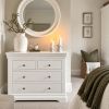 Toulouse Brilliant White Painted 2 Over 2 Chest of Drawers - Fully Assembled - £50 OFF AUTUMN SALE - 17 Toulouse Brilliant White Painted 2 Over 2 Chest of Drawers - Fully Assembled - £50 OFF AUTUMN SALE - 17