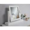 Toulouse White Painted Single Pedestal Dressing Table / Home Office Desk - 20% Off Discount Code FLASH - 9
