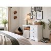 Toulouse White Painted Single Pedestal Dressing Table - Fully Assembled - £40 OFF AUTUMN SALE - 2 Toulouse White Painted Single Pedestal Dressing Table - Fully Assembled - £40 OFF AUTUMN SALE - 2