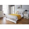 Toulouse White Painted 5 Foot King Size Slatted Bed - 20% Off Discount Code FLASH - 5