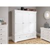 Toulouse Brilliant White Painted Triple Wardrobe with Drawer - £120 OFF AUTUMN SALE - 7 Toulouse Brilliant White Painted Triple Wardrobe with Drawer - £120 OFF AUTUMN SALE - 7