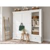Toulouse Brilliant White Painted Triple Wardrobe with Drawer - £120 OFF AUTUMN SALE - 2 Toulouse Brilliant White Painted Triple Wardrobe with Drawer - £120 OFF AUTUMN SALE - 2