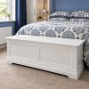 Large Toulouse White Painted Blanket Box Fully Assembled - £40 OFF AUTUMN SALE - 3 Large Toulouse White Painted Blanket Box Fully Assembled - £40 OFF AUTUMN SALE - 3