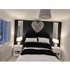 Toulouse White Painted 1 Drawer Bedside Table with Shelf - 20% Off Discount Code FLASH - 13
