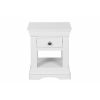 Toulouse White Painted 1 Drawer Assembled Bedside Table - 10% OFF SUMMER SALE - 15