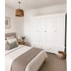 Toulouse White Painted 4 Door Quad Extra Large Wardrobe - £200 OFF SUMMER SALE - 3