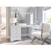 Toulouse White Painted Double Pedestal Large Dressing Table Fully Assembled - 10% OFF AUTUMN SALE - 2