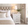 Toulouse White Painted 3 Drawer Large Grande Assembled Bedside Table - £40 OFF FLASH SALE - 4