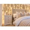 Toulouse White Painted 3 Drawer Large Grande Assembled Bedside Table - £40 OFF FLASH SALE - 3
