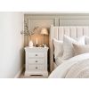 Toulouse White Painted 3 Drawer Large Grande Assembled Bedside Table - £40 OFF FLASH SALE - 5