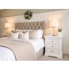 Toulouse White Painted 3 Drawer Large Grande Assembled Bedside Table - £40 OFF FLASH SALE - 6