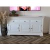 Toulouse 160cm White Painted Large Assembled Sideboard - 20% Off Discount Code FLASH - 3 Toulouse 160cm White Painted Large Assembled Sideboard - 20% Off Discount Code FLASH - 3