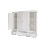 Toulouse White Painted 4 Door Quad Extra Large Wardrobe - 20% Off Discount Code FLASH - 8 Toulouse White Painted 4 Door Quad Extra Large Wardrobe - 20% Off Discount Code FLASH - 8
