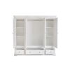 Toulouse White Painted 4 Door Quad Extra Large Wardrobe - 20% Off Discount Code FLASH - 12 Toulouse White Painted 4 Door Quad Extra Large Wardrobe - 20% Off Discount Code FLASH - 12