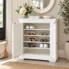 Toulouse Brilliant White Painted Assembled Shoe Storage Cabinet - £50 OFF AUTUMN SALE - 2