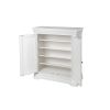 Toulouse White Painted Assembled Shoe Rack Cupboard - 20% Off Discount Code FLASH - 7