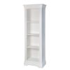 Toulouse White Painted Tall Narrow Bookcase - 20% Off Discount Code FLASH - 3