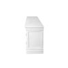 Toulouse White Painted Grande 210cm Extra Large Assembled TV Unit - 20% Off Discount Code FLASH - 13