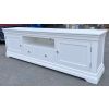 Toulouse White Painted Grande 210cm Extra Large Assembled TV Unit - 20% Off Discount Code FLASH - 18