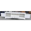 Toulouse White Painted Grande 210cm Extra Large Assembled TV Unit - 20% Off Discount Code FLASH - 12