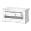 Toulouse White Painted Coffee Table with Single Drawer - AUTUMN SALE - 7 Toulouse White Painted Coffee Table with Single Drawer - AUTUMN SALE - 7