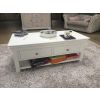 Toulouse White Painted Large Assembled Coffee Table 4 Drawers with Shelf - 20% Off Discount Code FLASH - 8