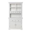 Toulouse White Painted 100cm Buffet and Hutch Dresser Display Unit - SUMMER SALE - 8