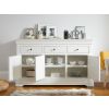 Toulouse 140cm White Painted Large Assembled Sideboard - 20% Off Discount Code FLASH - 5