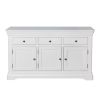 Toulouse 140cm White Painted Large Assembled Sideboard - 20% Off Discount Code FLASH - 13
