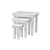 Toulouse White Painted Assembled Nest Of 3 Tables - 20% Off Discount Code FLASH - 6