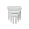 Toulouse White Painted Assembled Nest Of 3 Tables - 20% Off Discount Code FLASH - 9