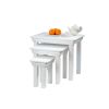 Toulouse White Painted Assembled Nest Of 3 Tables - 20% Off Discount Code FLASH - 10