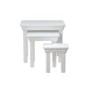 Toulouse White Painted Assembled Nest Of 3 Tables - 20% Off Discount Code FLASH - 11