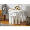 Toulouse White Painted Assembled Nest Of 3 Tables - 20% Off Discount Code FLASH - 2
