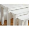 Toulouse White Painted Assembled Nest Of 3 Tables - 20% Off Discount Code FLASH - 4