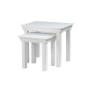 Toulouse White Painted Assembled Nest Of Two Tables - SUMMER SALE - 8 Toulouse White Painted Assembled Nest Of Two Tables - SUMMER SALE - 8