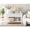 Toulouse White Painted Large 3 Drawer Console Table Fully Assembled - £50 OFF AUTUMN SALE - 2 Toulouse White Painted Large 3 Drawer Console Table Fully Assembled - £50 OFF AUTUMN SALE - 2