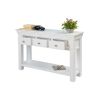 Toulouse White Painted 3 Drawer Large Assembled Console Table - 20% Off Discount Code FLASH - 8