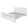 Toulouse White Painted 6 Foot Super King Size Slatted Bed - 20% Off Discount Code FLASH - 7 Toulouse White Painted 6 Foot Super King Size Slatted Bed - 20% Off Discount Code FLASH - 7
