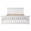 Toulouse White Painted 6 Foot Super King Size Slatted Bed - 20% Off Discount Code FLASH - 8 Toulouse White Painted 6 Foot Super King Size Slatted Bed - 20% Off Discount Code FLASH - 8