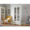 Toulouse White Painted Tall Glass Assembled Display Cabinet with Drawers - £50 OFF FLASH SALE - 3 Toulouse White Painted Tall Glass Assembled Display Cabinet with Drawers - £50 OFF FLASH SALE - 3