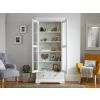 Toulouse White Painted Tall Glass Assembled Display Cabinet with Drawers - £50 OFF FLASH SALE - 4 Toulouse White Painted Tall Glass Assembled Display Cabinet with Drawers - £50 OFF FLASH SALE - 4