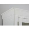 Toulouse White Painted Tall Glass Assembled Display Cabinet with Drawers - £50 OFF FLASH SALE - 7 Toulouse White Painted Tall Glass Assembled Display Cabinet with Drawers - £50 OFF FLASH SALE - 7