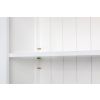 Toulouse White Painted Low Small Fully Assembled Bookcase - 20% Off Discount Code FLASH - 11