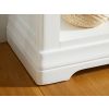 Toulouse White Painted Low Small Fully Assembled Bookcase - 20% Off Discount Code FLASH - 6