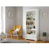 Toulouse White Painted Tall Fully Assembled Bookcase 2 Drawers - 20% Off Discount Code FLASH - 3