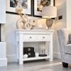 Toulouse White Painted Assembled Console Table 2 Drawers - 20% Off Discount Code FLASH - 2